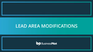 Lead Area Modifications