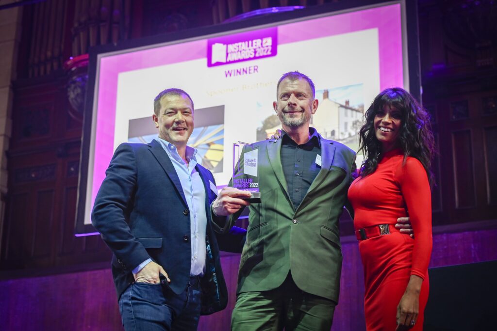 installer awards 2022 - trophy presentation