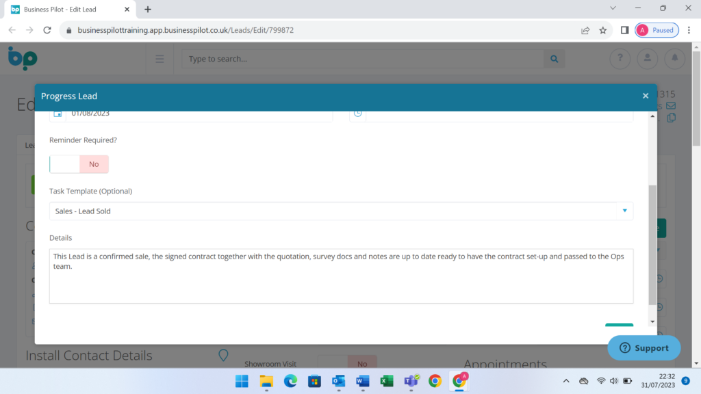 Quick Convert Contract - No2
