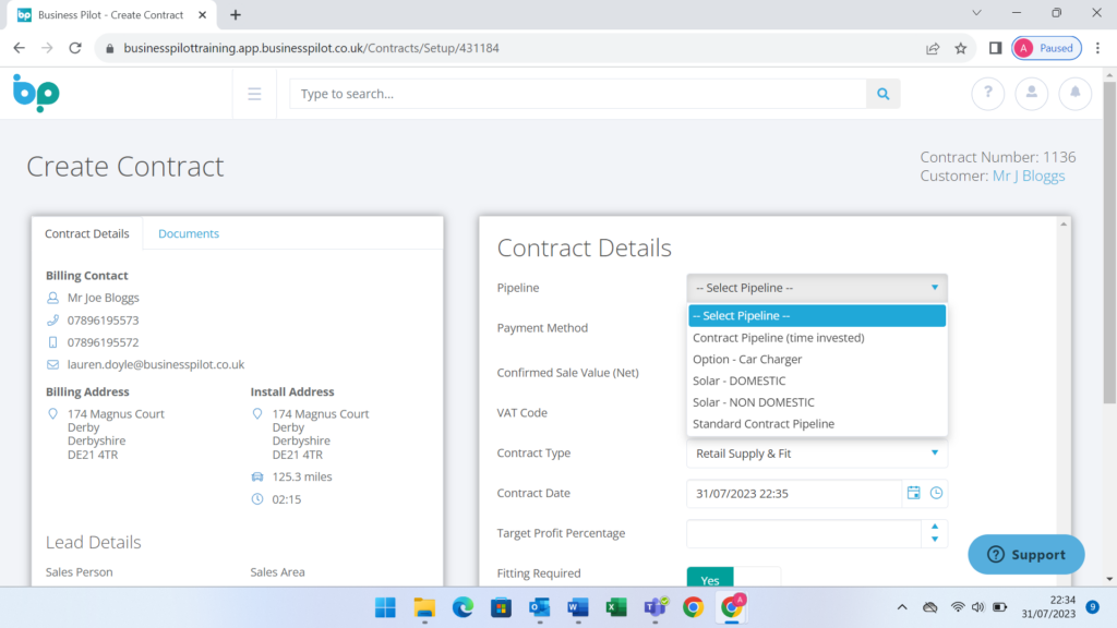 Quick Convert Contract - No3
