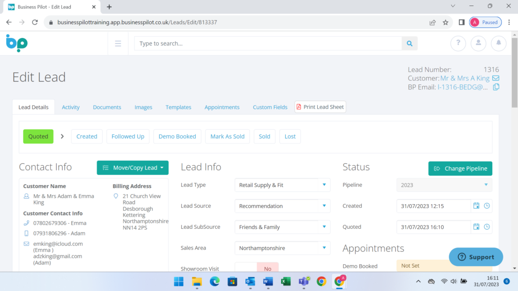 Status Progression - No 2 (opt 3)