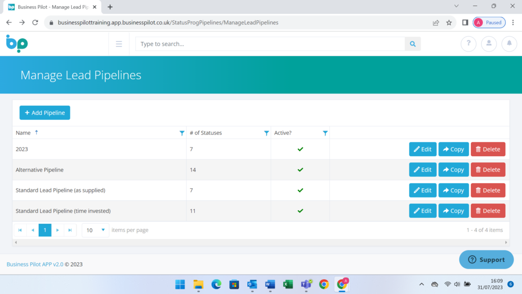 Status Progression - No2