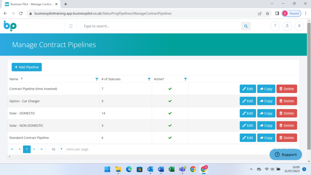 Status Progression - No2 (opt 2)