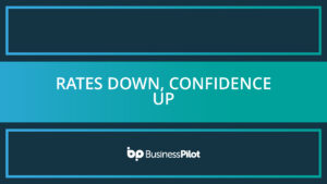 Rates down, confidence up