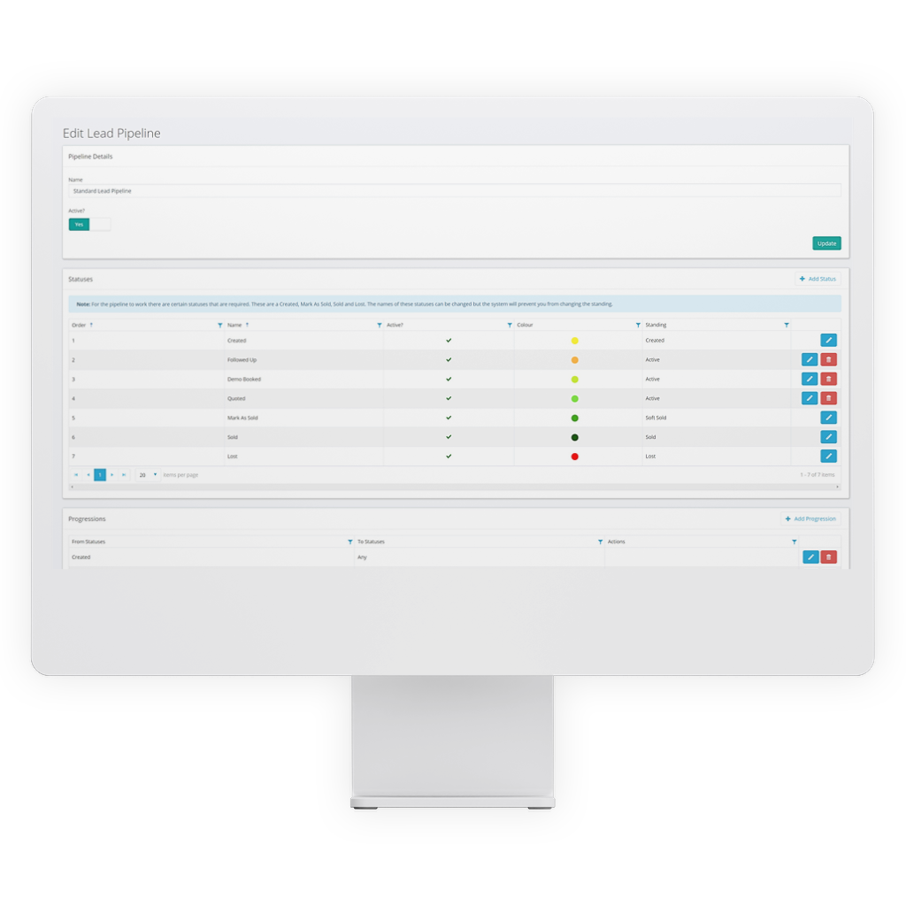 Business Pilot solar installation lead-to-contract workflow